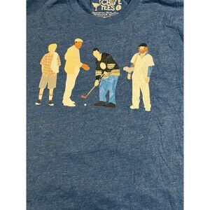 Happy Gilmore Movie T-Shirt LARGE Golf Adam Sandler Netflix 2 Chive Tees Funny